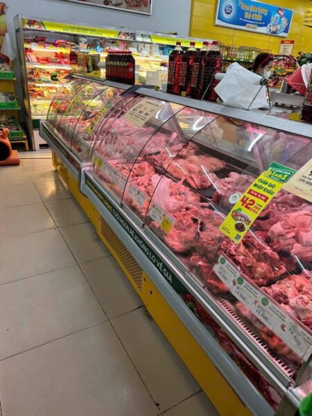 Tủ Mát trưng bày thịt cá SIS dài 2 mét