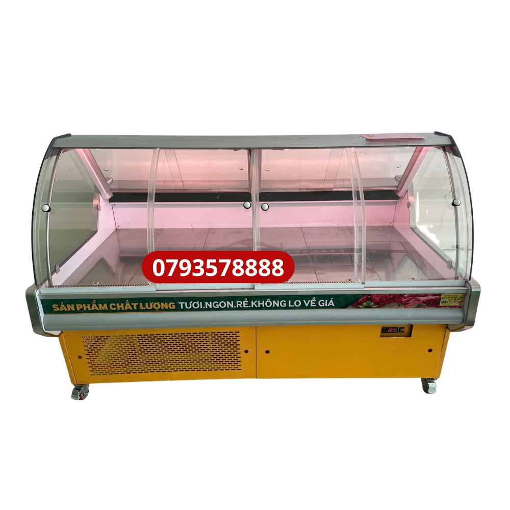 Tủ Mát trưng bày thịt cá SIS dài 2 mét