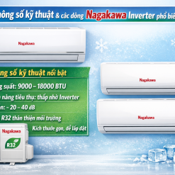 Máy Lạnh Nagakawa Inverter 1HP giá rẻ Biên Hoà